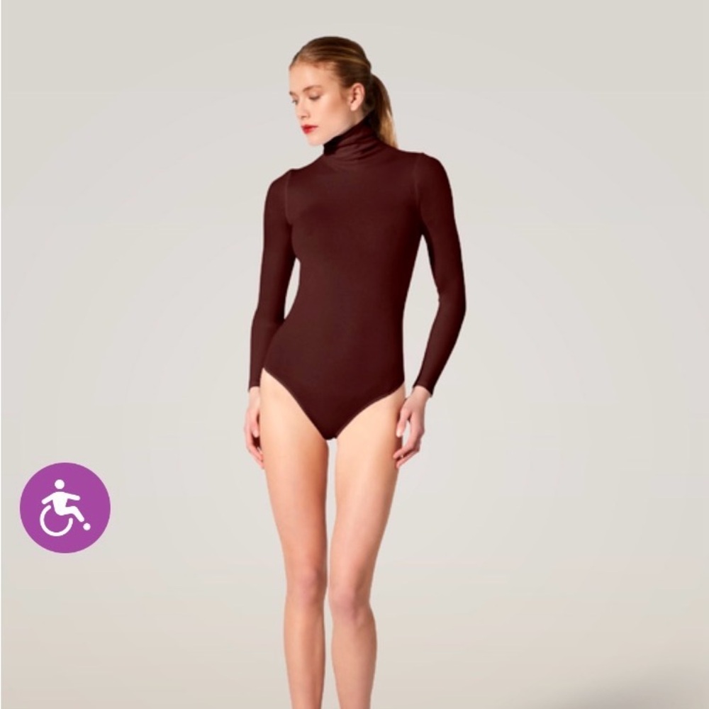 Wolford Mahagony Brown Colorado String Bodysuit